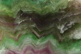 Colorful, Polished Fluorite Slab - China #284274-1